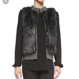 Michael Kors faux fur vest